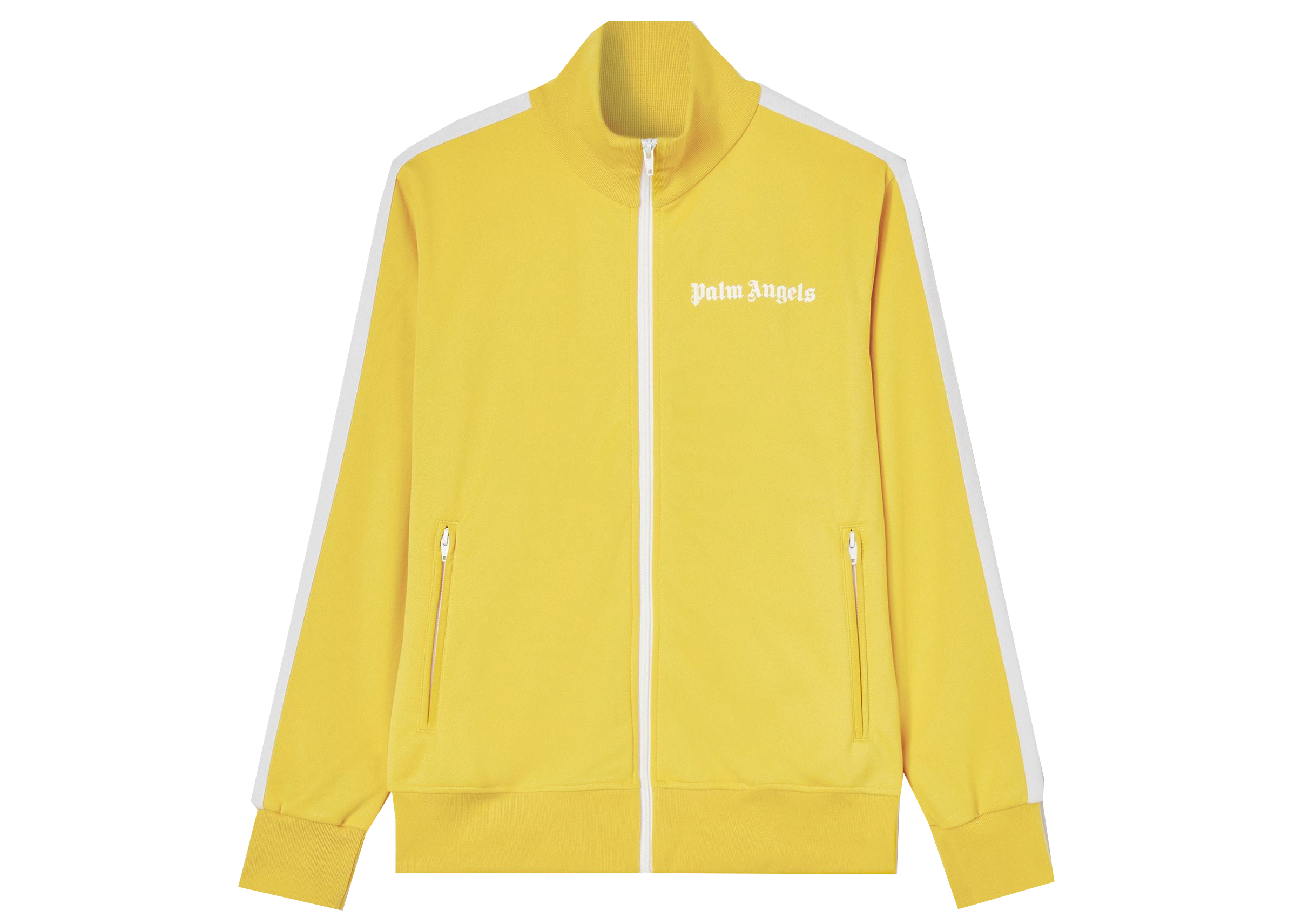 Green Classic Track Jacket by Palm Angels on Sale