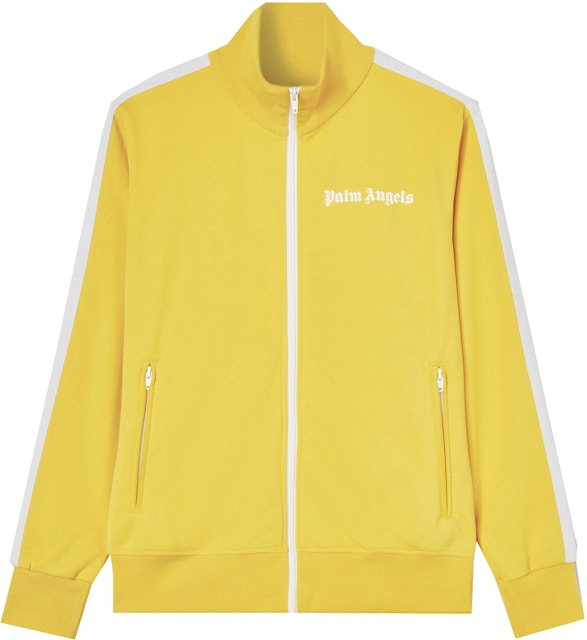 Palm Angels Track Jacket Yellow/White - SS22