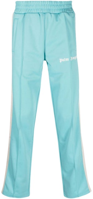 Palm Angels Side-stripe Jersey Track Pants in Blue for Men