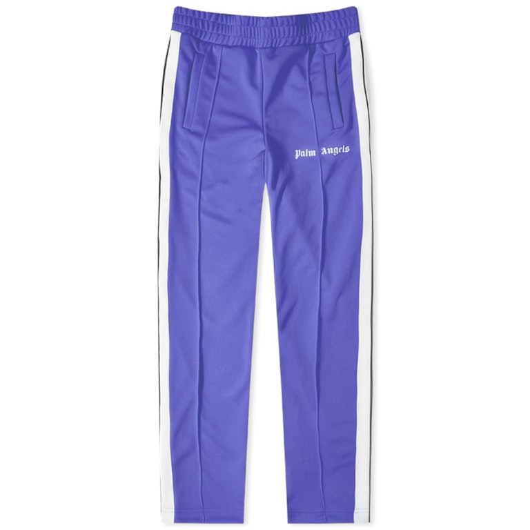 Pre-owned Palm Angels Track Pants Purple/white