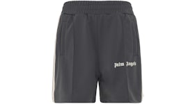 Palm Angels Track Shorts Grey/Off-white