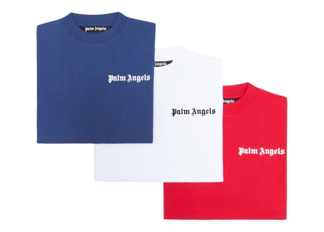 Pre-owned Palm Angels Tripack T-shirt Multicolor