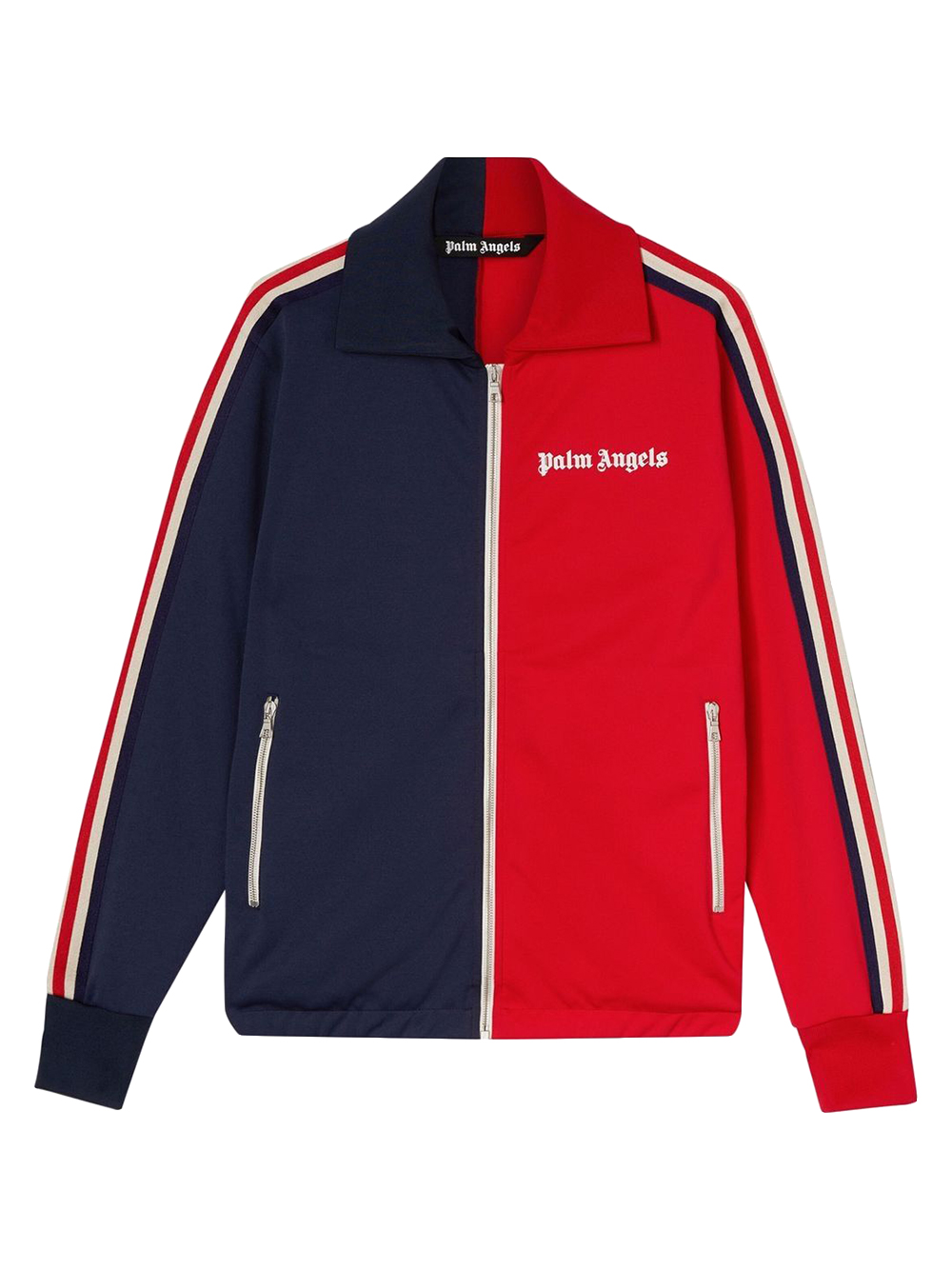 Palm Angels Two Tone Track Jacket Navy/Red/Off White - SS22 メンズ ...