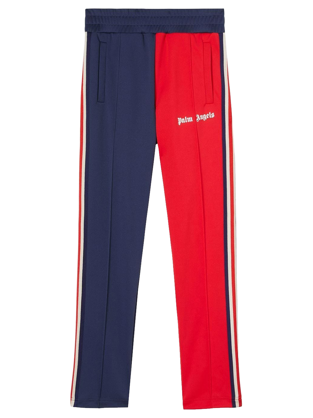 Palm Angels Two Tone Track Pants Navy/Red/Off White Men's - SS22 - GB