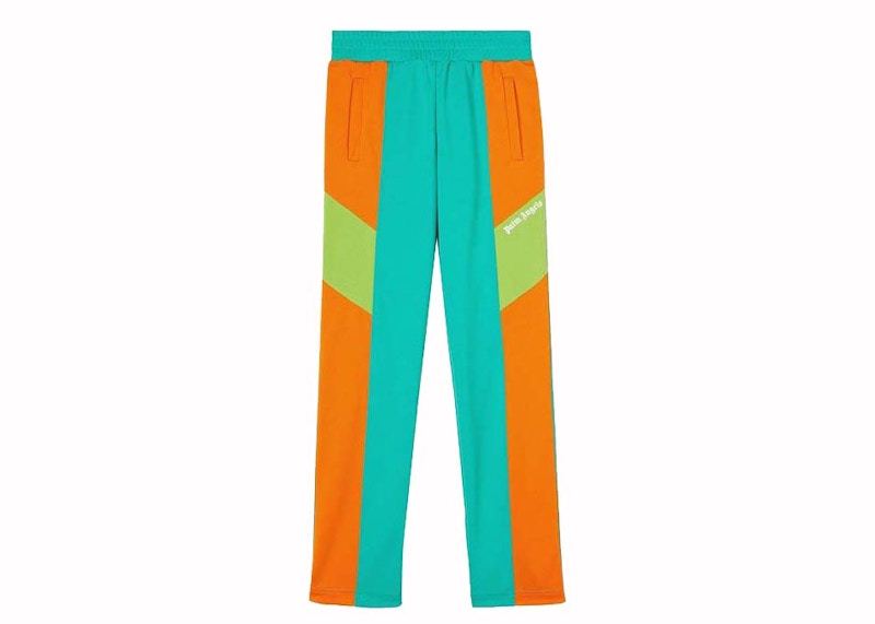 Palm Angels V Colorblock Trackpants Green
