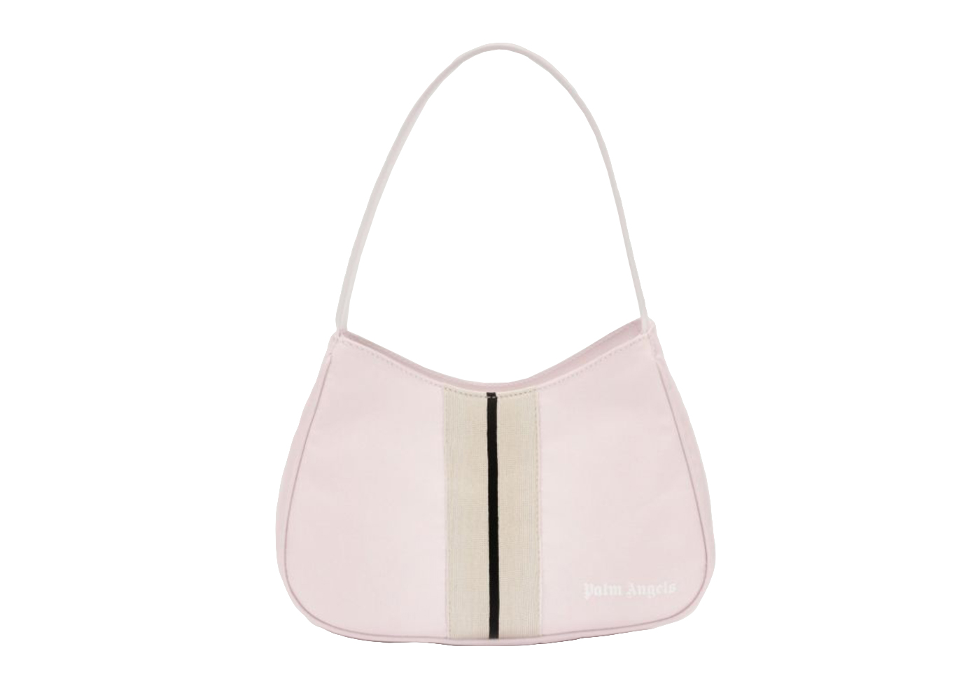 Palm Angels Venice Track Hobo Bag Baby Pink/Off-white