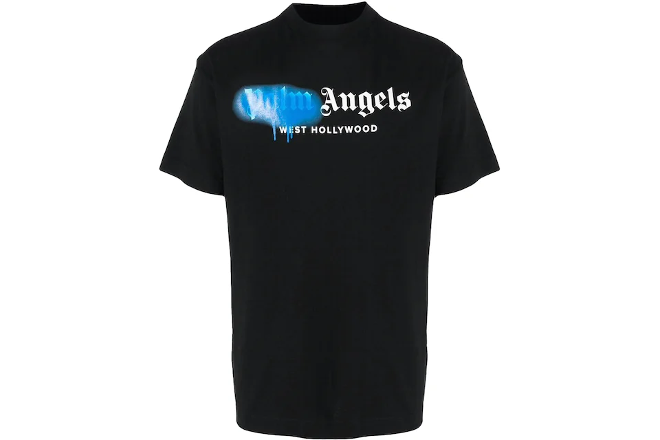 Palm Angels West Hollywood Sprayed Logo T-shirt Black
