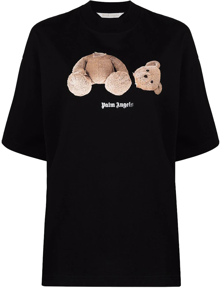 Palm Angels Womens Bear Loose T-Shirt Black/Brown - SS22 - US