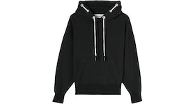 Palm Angels Womens Cord Hoodie Anthracite/Black