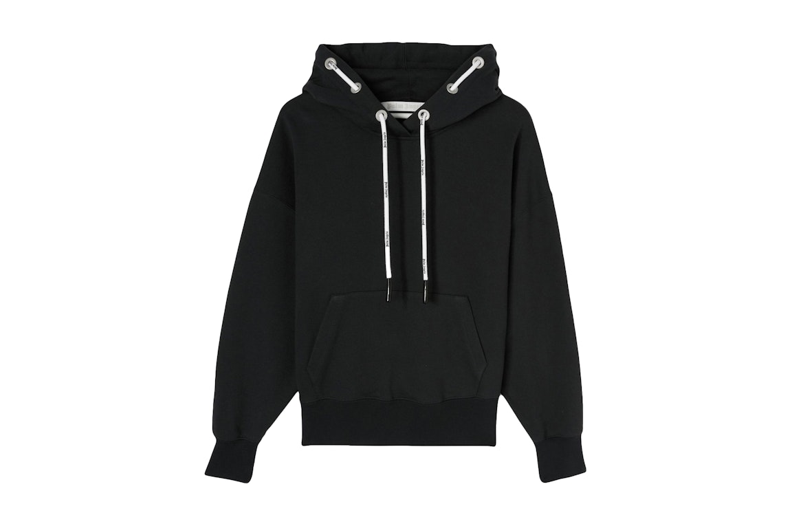 Pre-owned Palm Angels Womens Cord Hoodie Anthracite/black