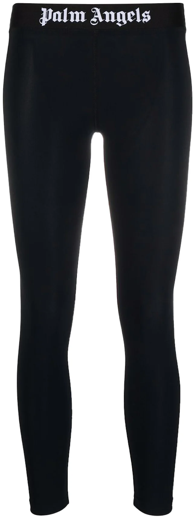 Women's Sporty Leggings With Branded Stripe by Palm Angels