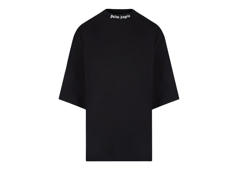 Palm Angels Women's Oversized Rear Logo Print T-Shirt Black/White