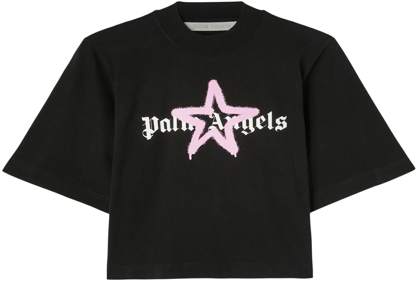 Track Cropped Shirt in pink - Palm Angels® Official