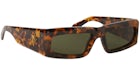 Palm Angels Yreka Sunglasses Havana Green Green (PERI055S24PLA0016055)