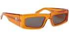 Palm Angels Yreka Sunglasses Orange Dark Grey Grey (PERI055S24PLA0012007)