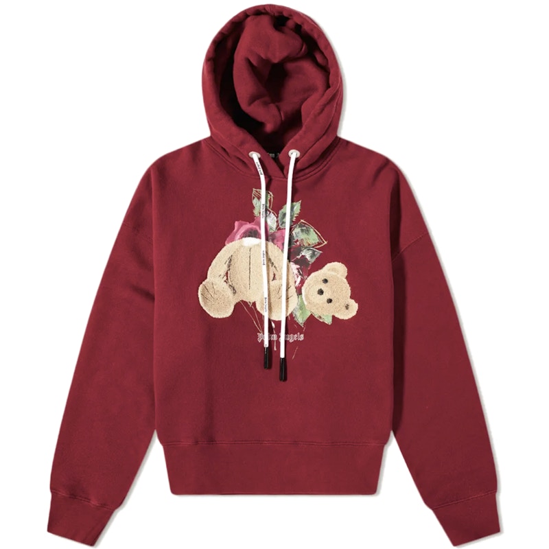 burgundy gucci hoodie