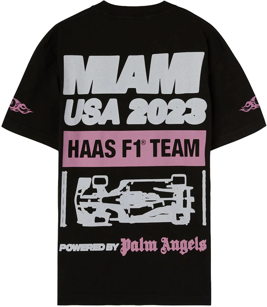Palm Angels x Moneygram Haas F1 Team Miami T-shirt Black Men's