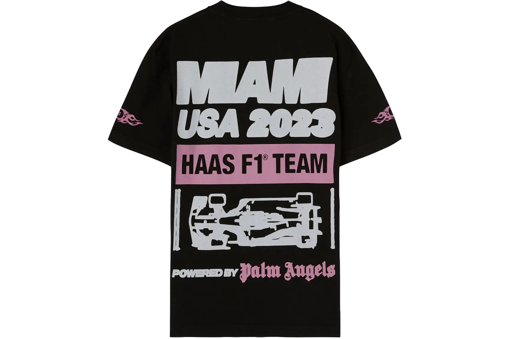 Palm Angels x Moneygram Haas F1 Team Miami T-shirt Black - SS23 - CN