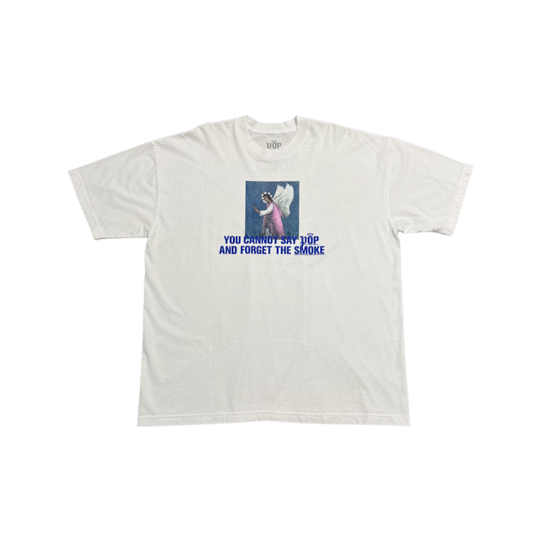 Pre-owned Palm Angels X Pop Smoke T-shirt White