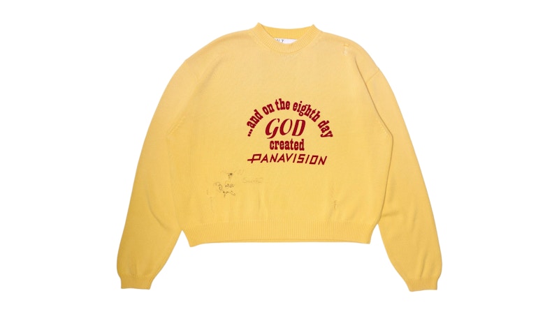 Paly Eden Roc Knitted Crewneck Sweater Yellow