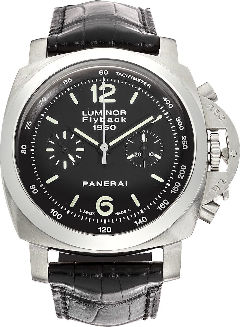 Panerai Luminor 1950 Flyback PAM 212 44mm in Stainless Steel MX