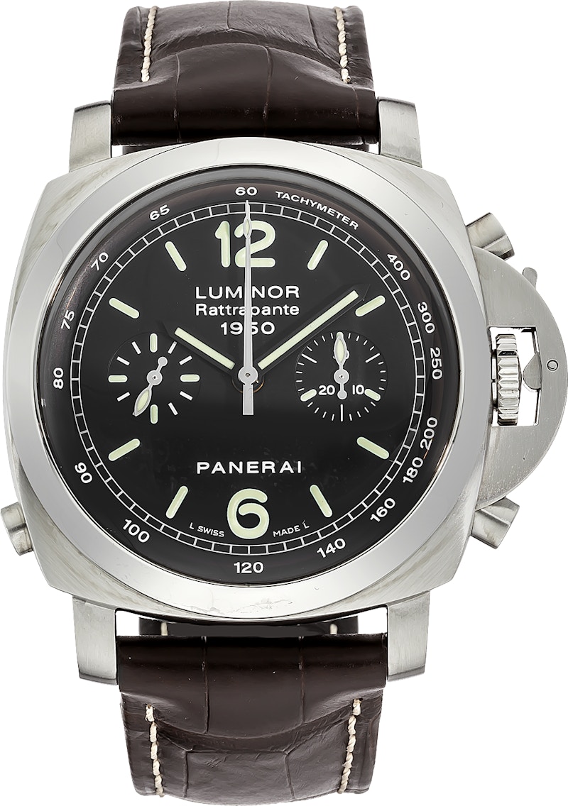 Panerai Luminor 1950 Rattrapante PAM 213 44mm in Stainless Steel US