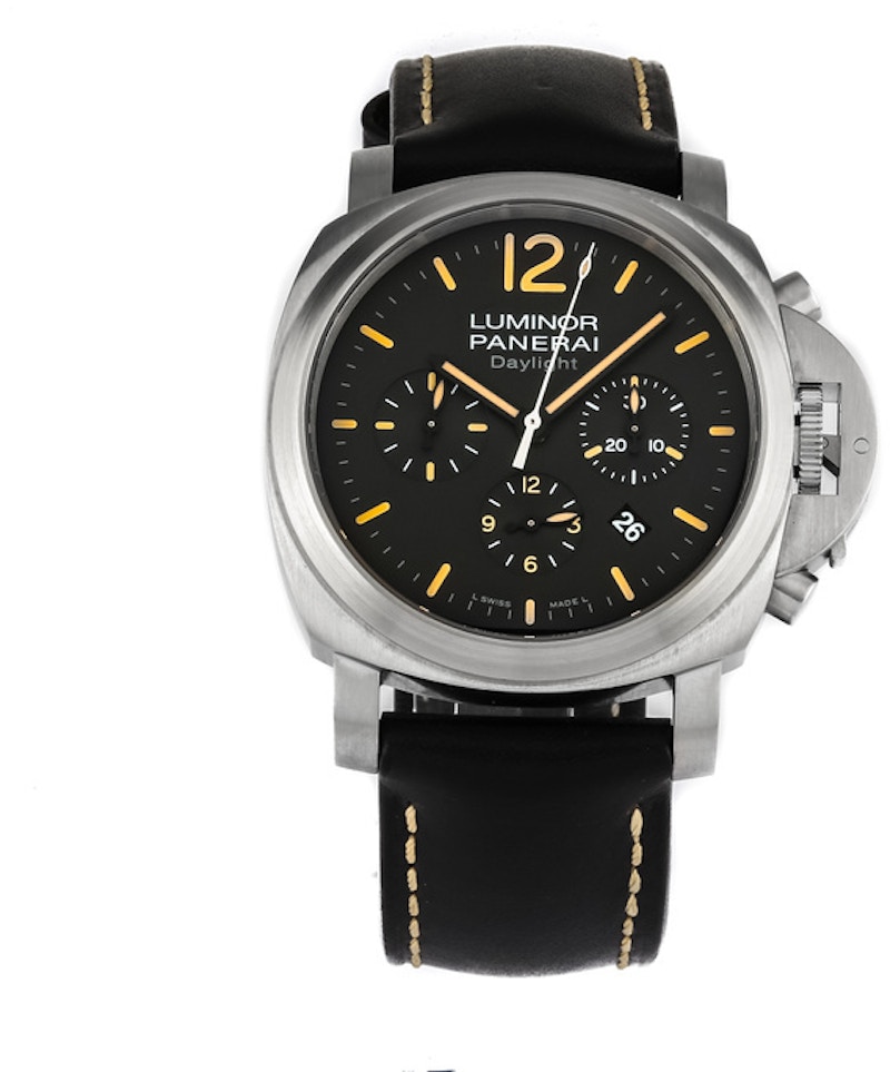 Panerai Luminor Chronograph Daylight PAM 356 44mm in Stainless