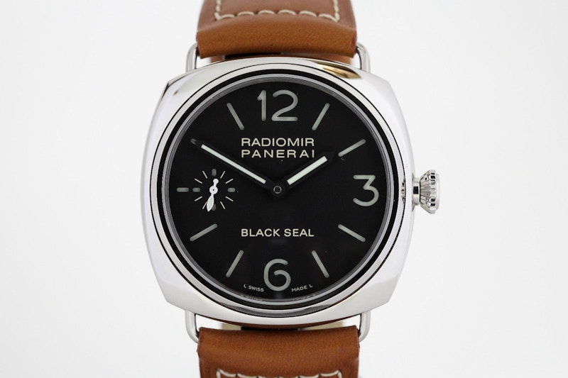 Panerai Radiomir Black Seal at 6 PAM 183 45mm in Stainless Steel US