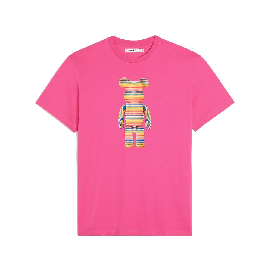 Pangaia x Haroshi x Medicom Toy Recycling Tee Pink - FW21 - JP