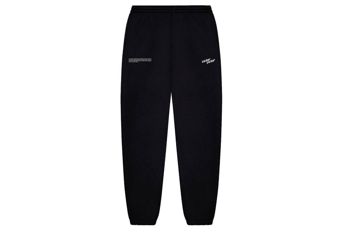 Pre-owned Pangaia X Victor Victor Track Pants Black
