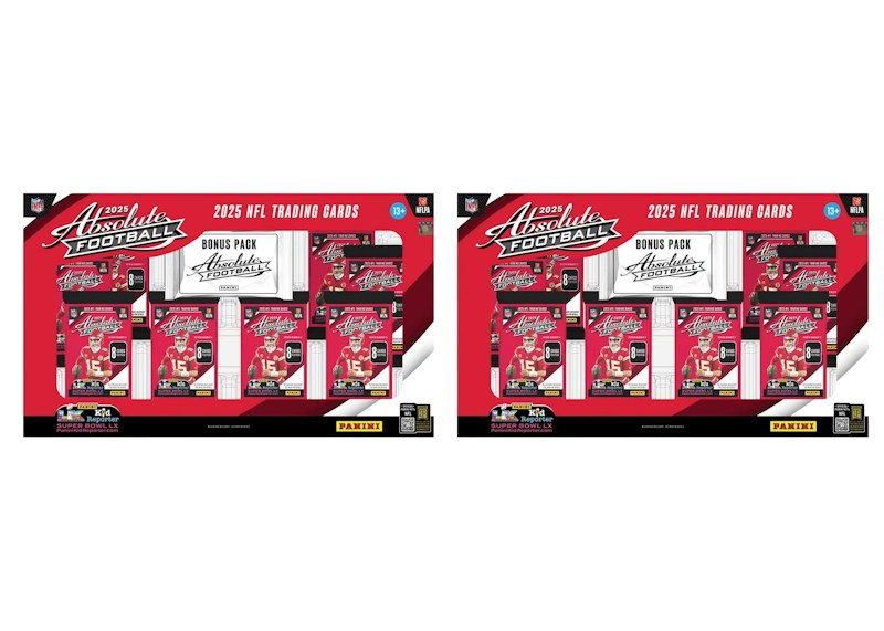 Panini Absolute Football Box 2x Lot (Sam's Club Exclusive)