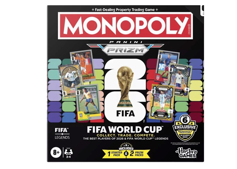 Panini Prizm Monopoly FIFA World Cup Board Game - US