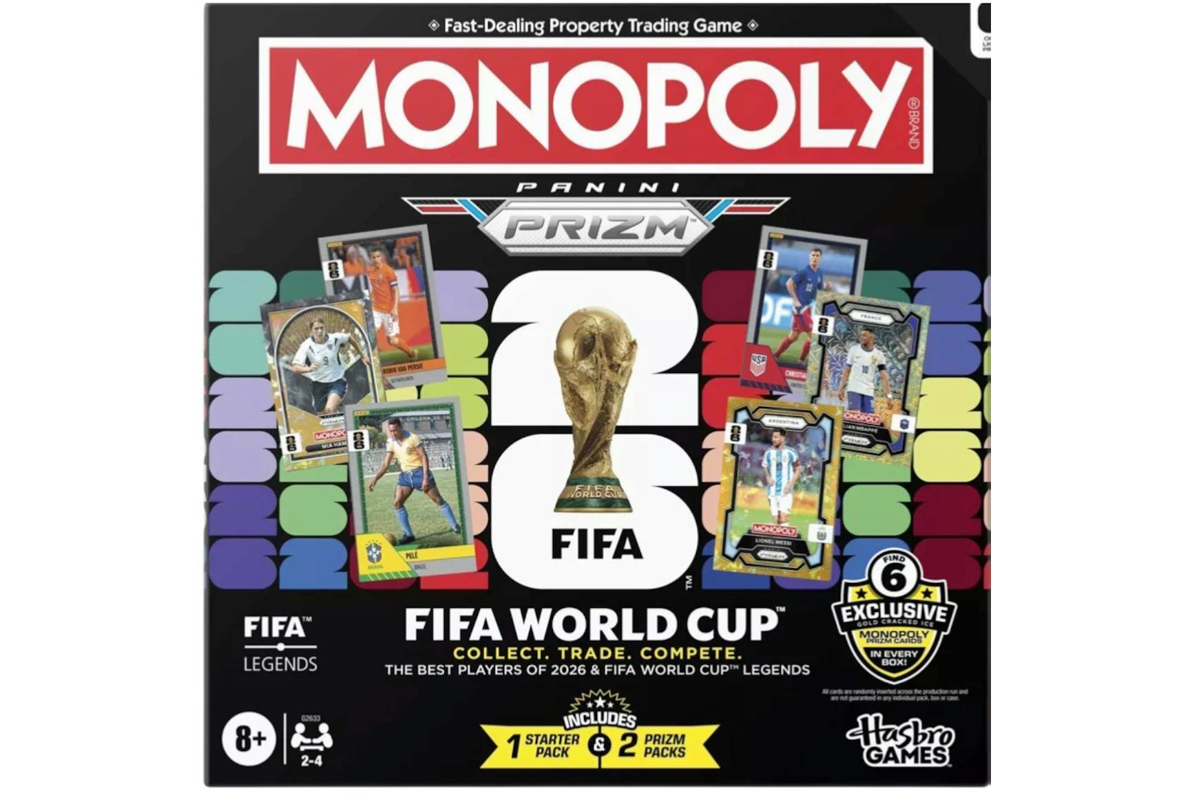 Panini Prizm Monopoly FIFA World Cup Board Game - US