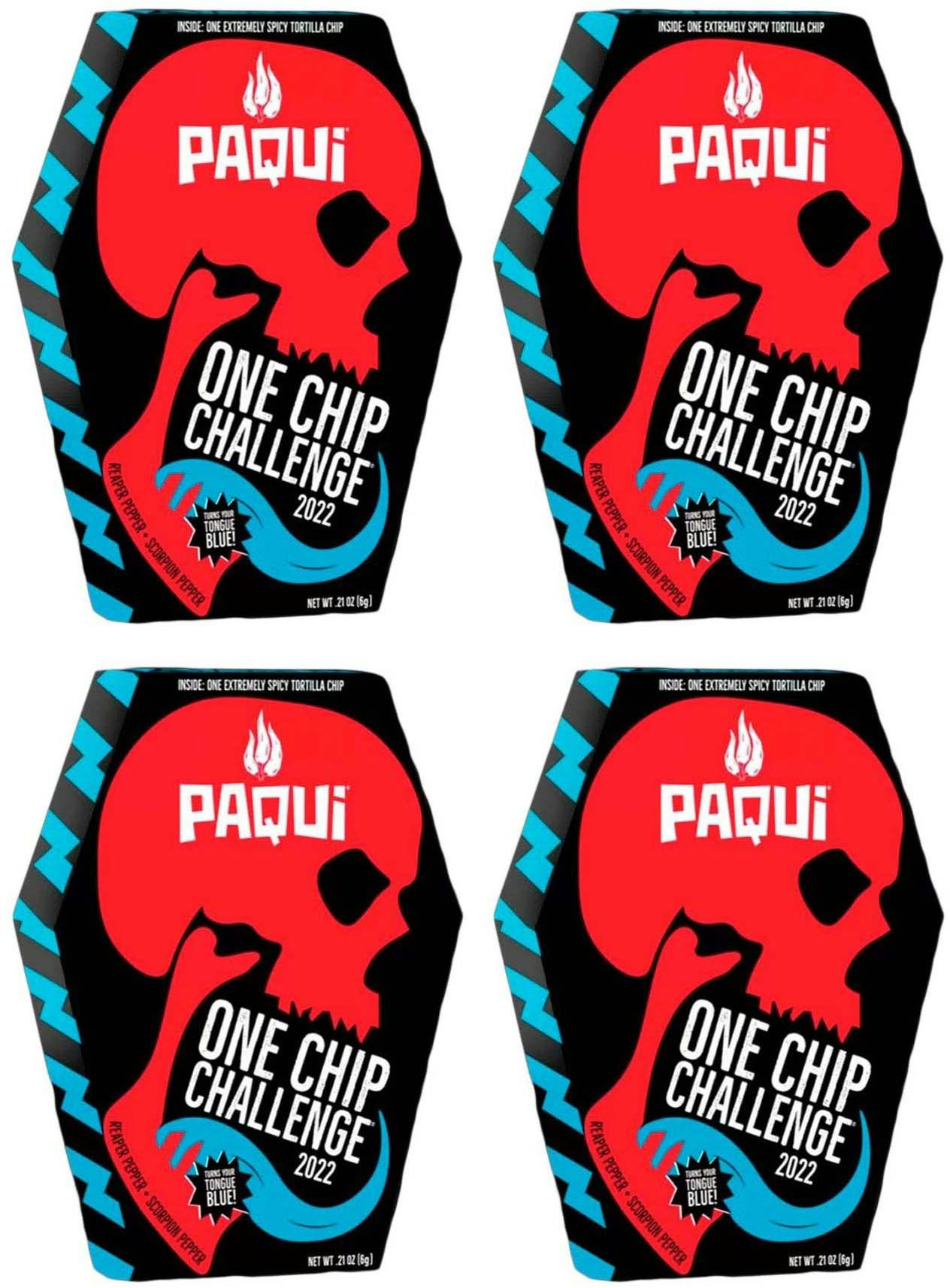 Paqui One Chip Challenge 2022 Carolina Reaper & Scorpion Pepper 4x Lot (Not  Fit For Human Consumption) - US