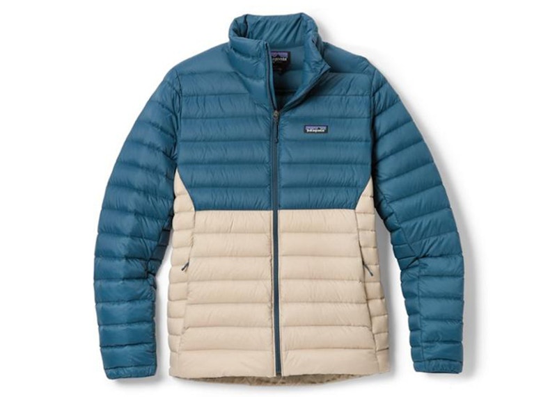patagonia down sweater oar tan