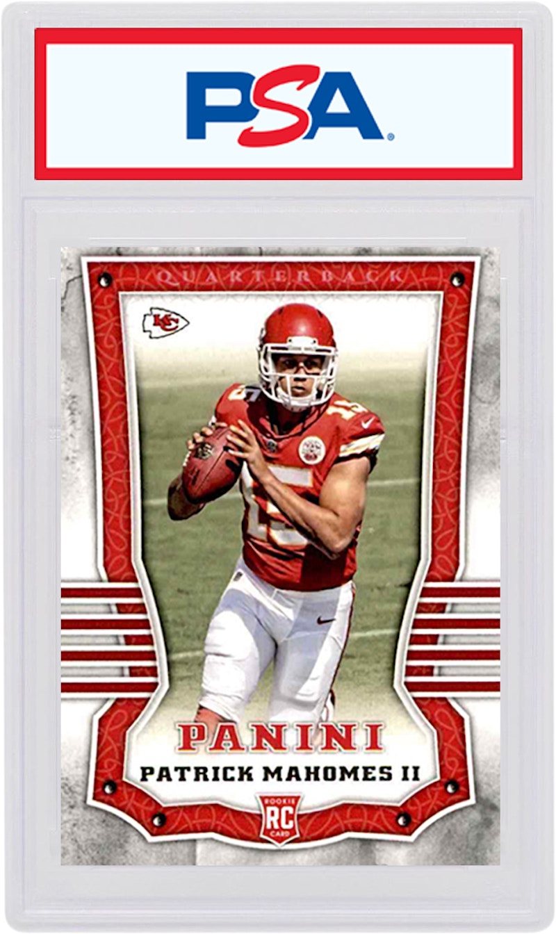 Patrick Mahomes 2017 Panini Rookie #104 (Classificato PSA o BGS)