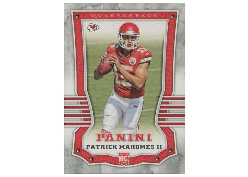 Patrick mahomes 2017 discount rookie panini #104