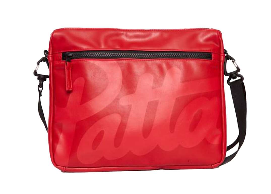 Pre-owned Patta Faux Leather Shoulder Bag High Risk Red