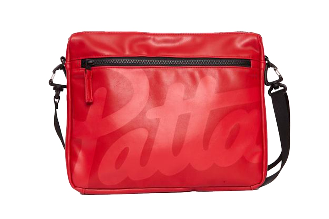 Pre-owned Patta Faux Leather Shoulder Bag High Risk Red