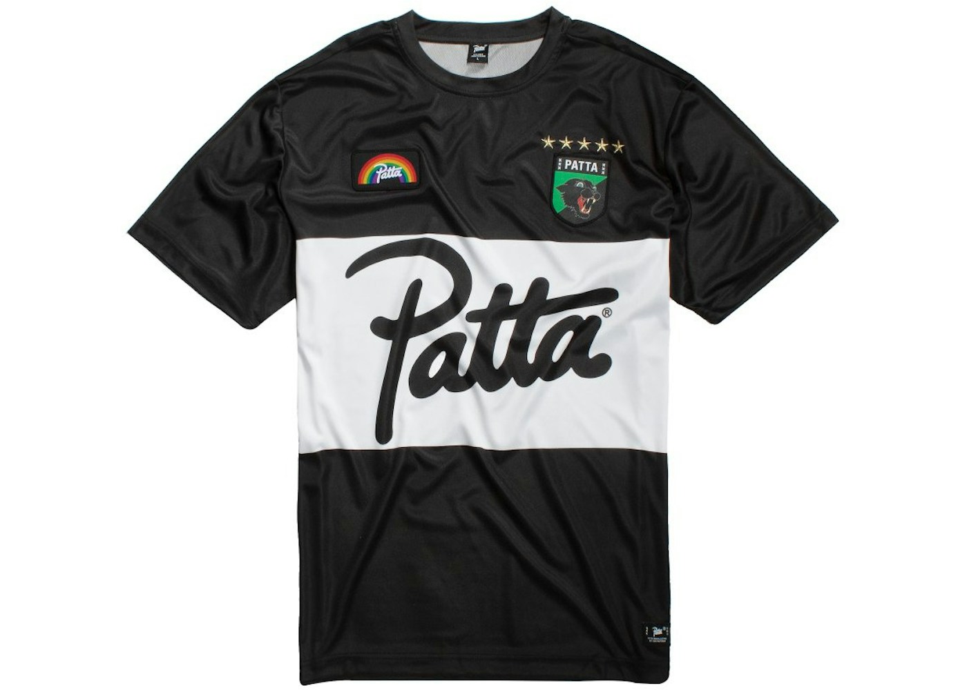 Patta Football Jersey Black Patta Football Jersey Black