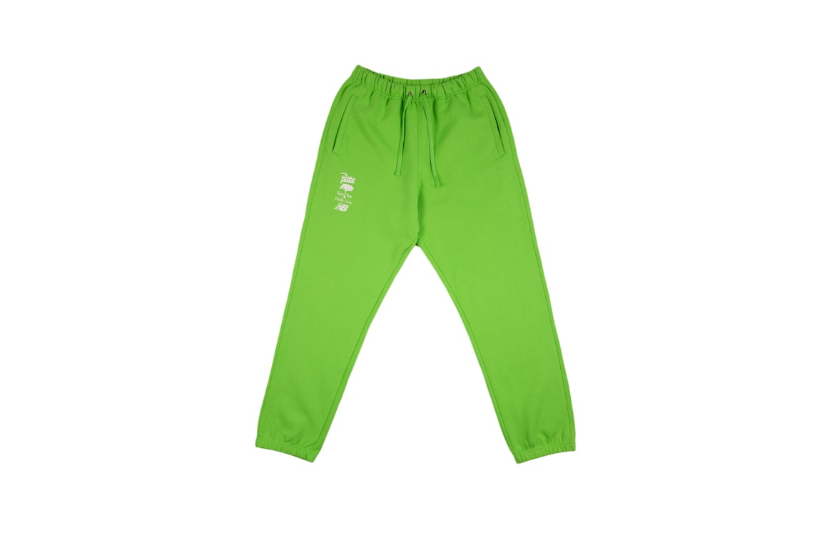 Pre-owned Patta New Balance Family Jogging Pants Fluoro Green