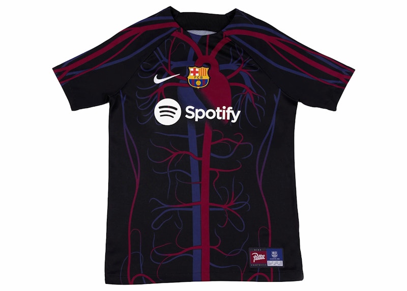 Patta x Barcelona FC Culers del Món Kids Pre-Match Jersey Black