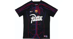 Patta x Barcelona FC Culers del Món Script Logo Pre-Match Jersey Black/White