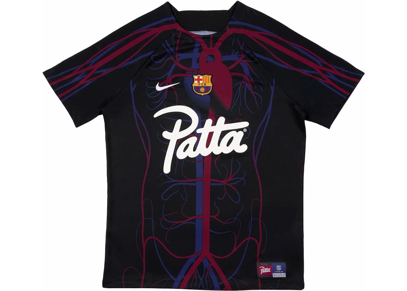 Camiseta Patta x Barcelona FC Culers del Món Script Logo Pre-Match