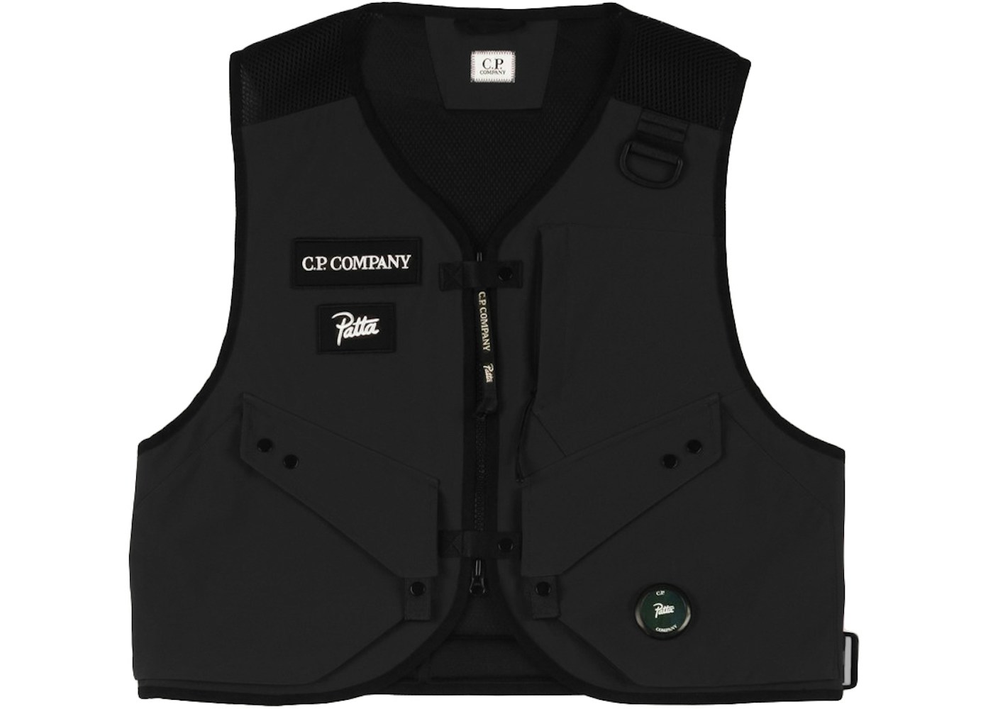 Patta x C.P. Company Utility Vest Black - SS19