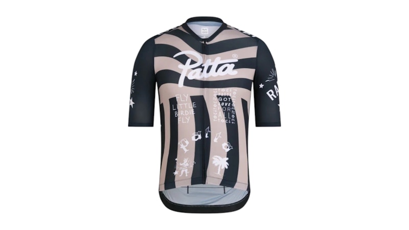 ウェア Rapha+Patta Men's ProTeam TrainingJersey Patta x Rapha Men's Pro Team Training Jersey (Black/Stone