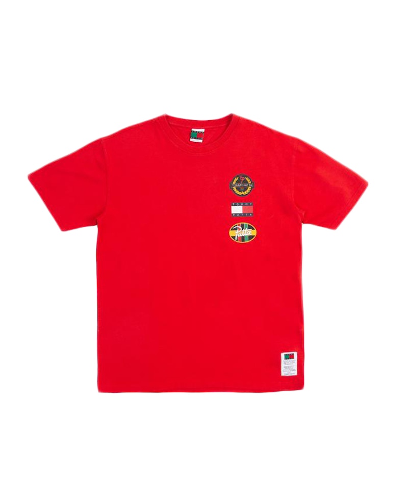 Patta x Tommy Jeans Flag T-shirt High Risk Red Men's - SS21 - US