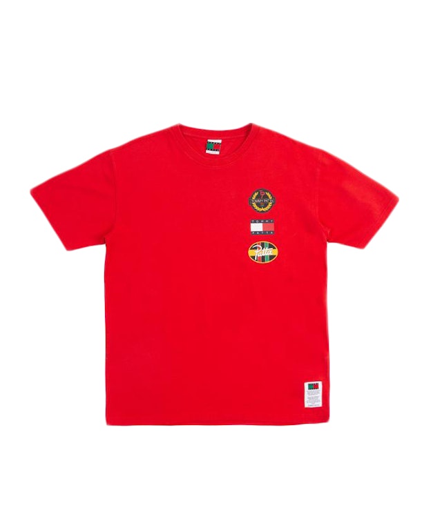 Pre-owned Patta X Tommy Jeans Flag T-shirt High Risk Red
