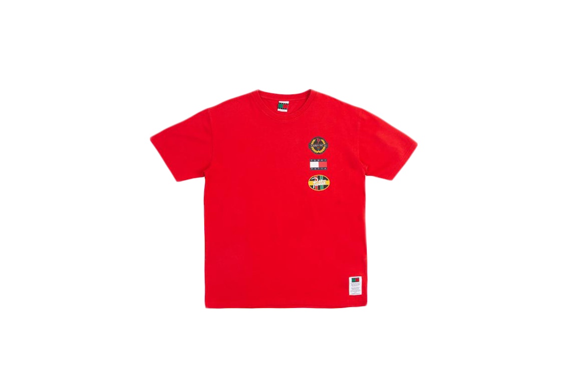 Pre-owned Patta X Tommy Jeans Flag T-shirt High Risk Red