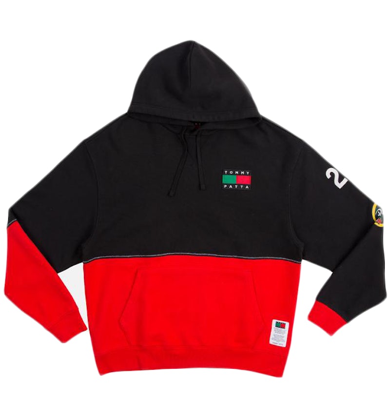 Patta x Tommy Jeans Hooded Sweatshirt Black/High Risk Red Men's